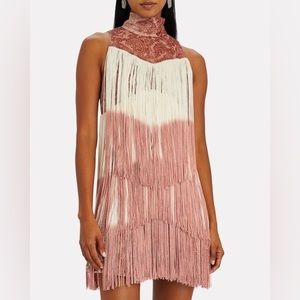 Alexis Pink Fringe Dress